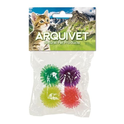 PELOTA ERIZO 3,5 cm. Bolsa 4 Uds.