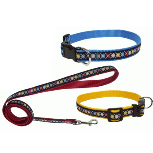 COLLAR DIAMANTES 20X350-500MM AZUL