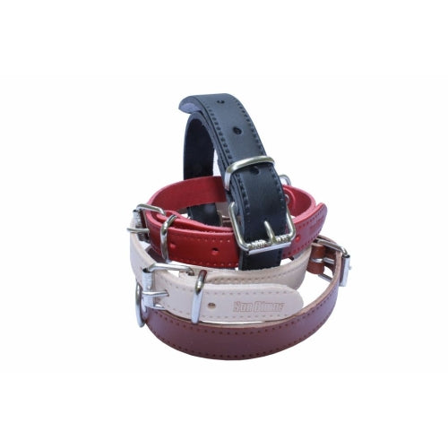 COLLAR CUERO LISO 40x700mm.NEGRO