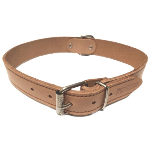 COLLAR CUERO LISO 40x700mm.NEGRO