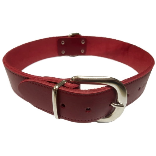 COLLAR CUERO LISO 12x300mm. NATURAL