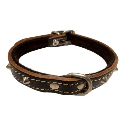 COLLAR CON ADORNO 20x450mm. MARRON