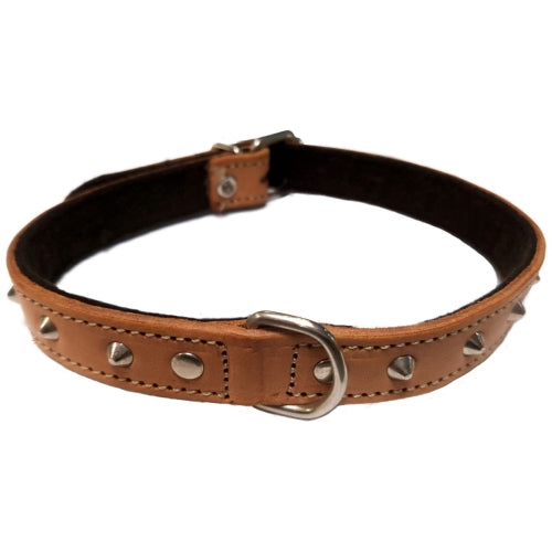 COLLAR CON ADORNO 20x450mm. MARRON