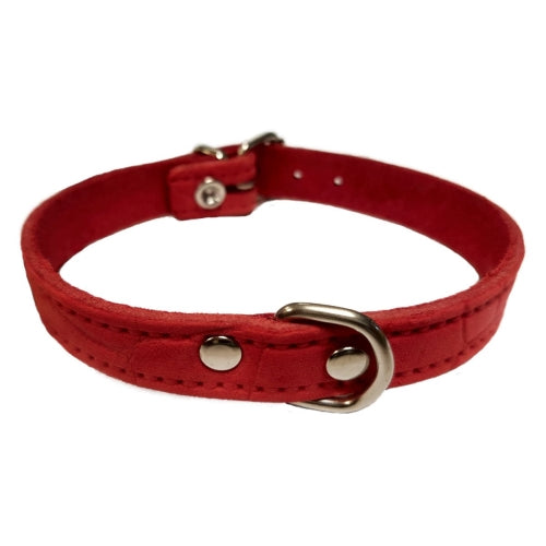 COLLAR PIEL LABRADO 12x300mm. AZUL