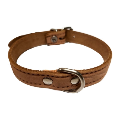 COLLAR PIEL LABRADO 12x300mm. AZUL