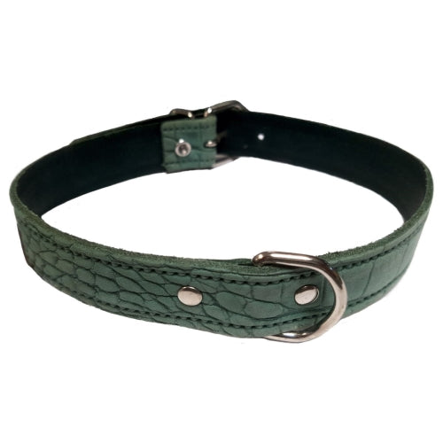 COLLAR PIEL LABRADO 15X350 VERDE