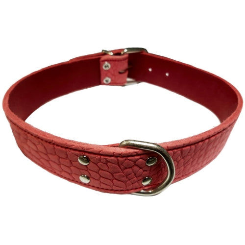 COLLAR PIEL LABRADO 35x650mm. VERDE