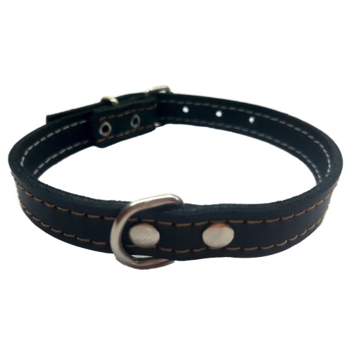 COLLAR CUERO AZUL LAURA MOD.53 1,5X 35CM.