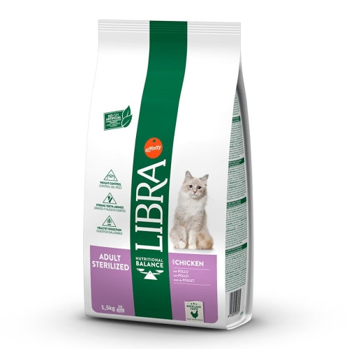 LIBRA CAT STERILIZED 1.5 KG.