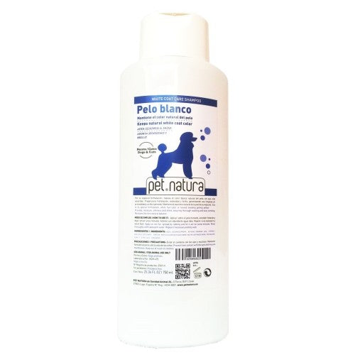 CHAMPU PELO BLANCO 5 LITRO. PETNATURA