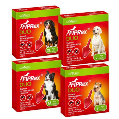 PIPETAS FIPREX DUO -L-  20 a 40 Kg.