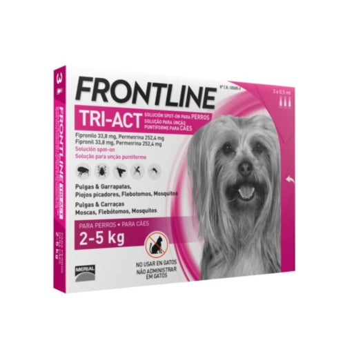 FRONTLINE TRI-ACT 40-60 KG. XL 6 PIPETAS