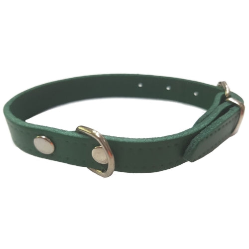 COLLAR CUERO LISO NEGRO 40X1.5CM VMD