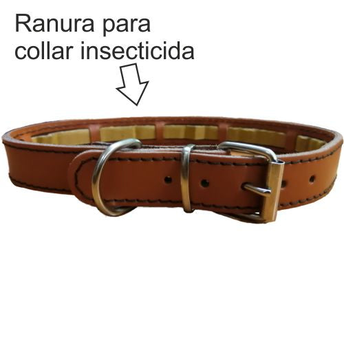 COLLAR PROTECT CUERO NEGRO 55x2.5cm