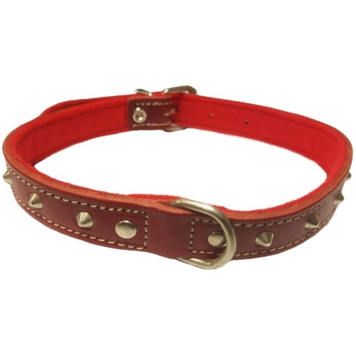COLLAR CON ADORNO 20x450mm. MARRON