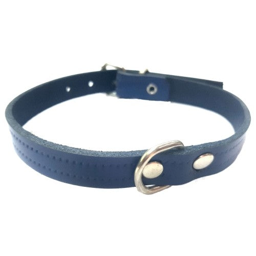 COLLAR CUERO NATURAL LAURA 1,5x 30cm.