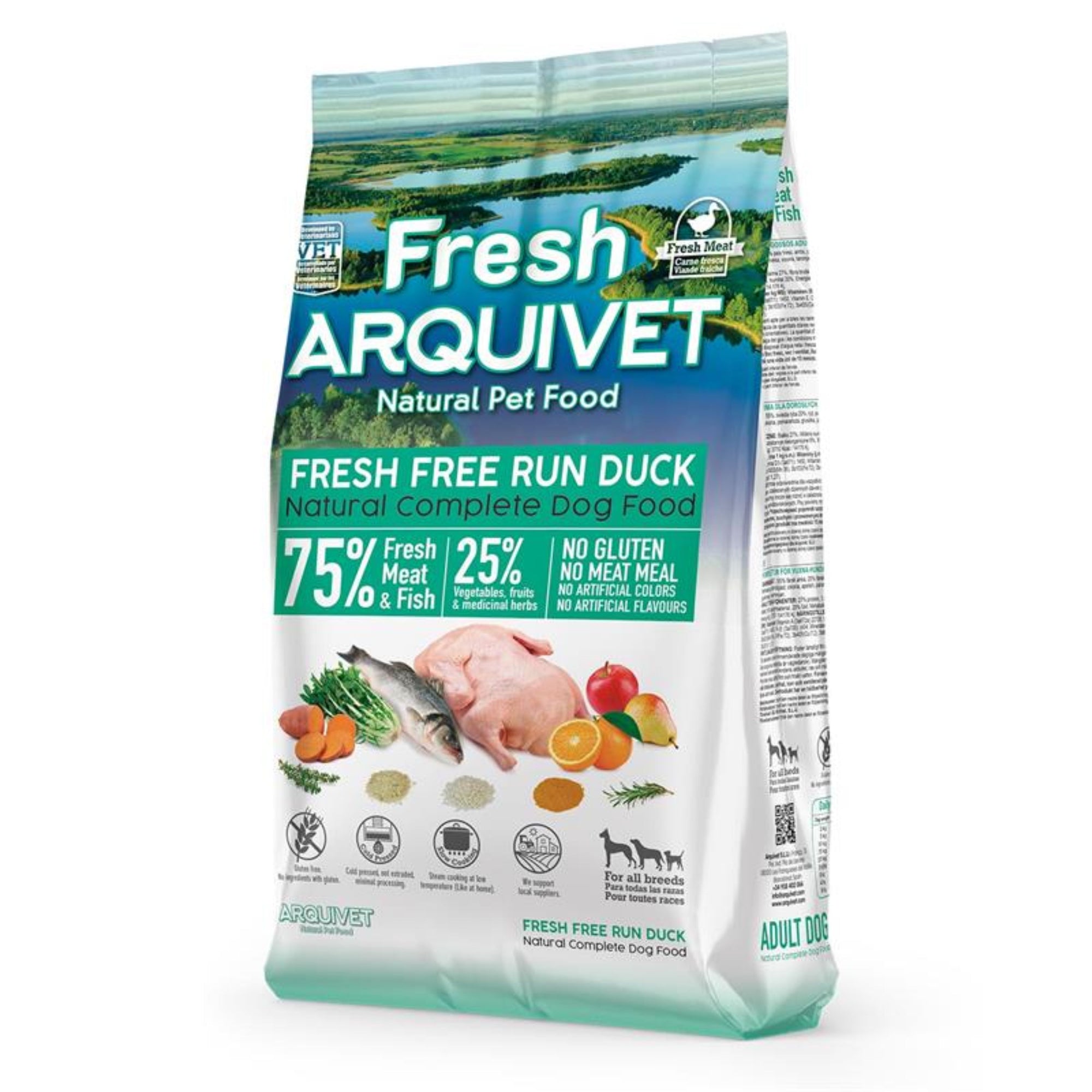Arquivet Fresh Free Run Duck - 2.5 Kg.