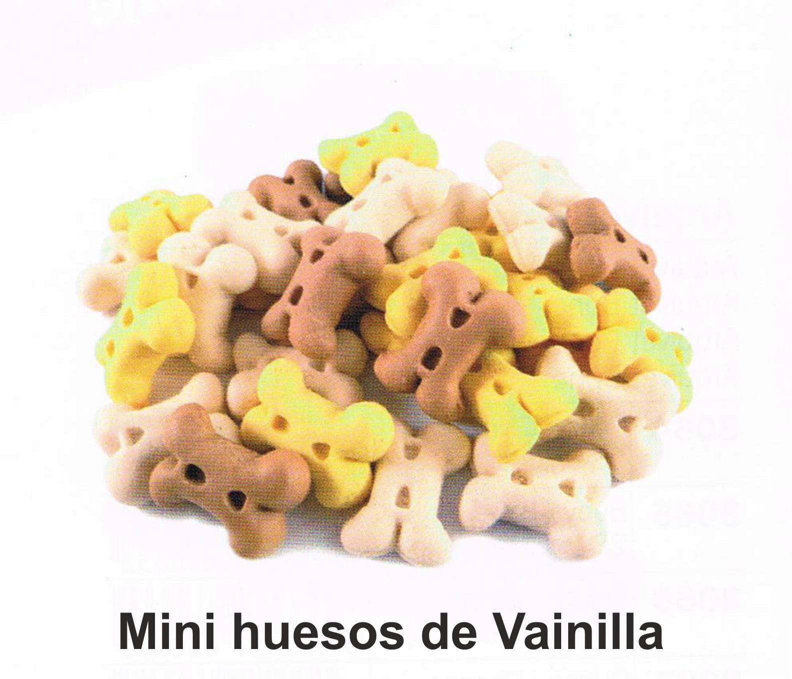 GALLETAS MINI HUESO DE VAINILLA. Bolsa2.5Kg.