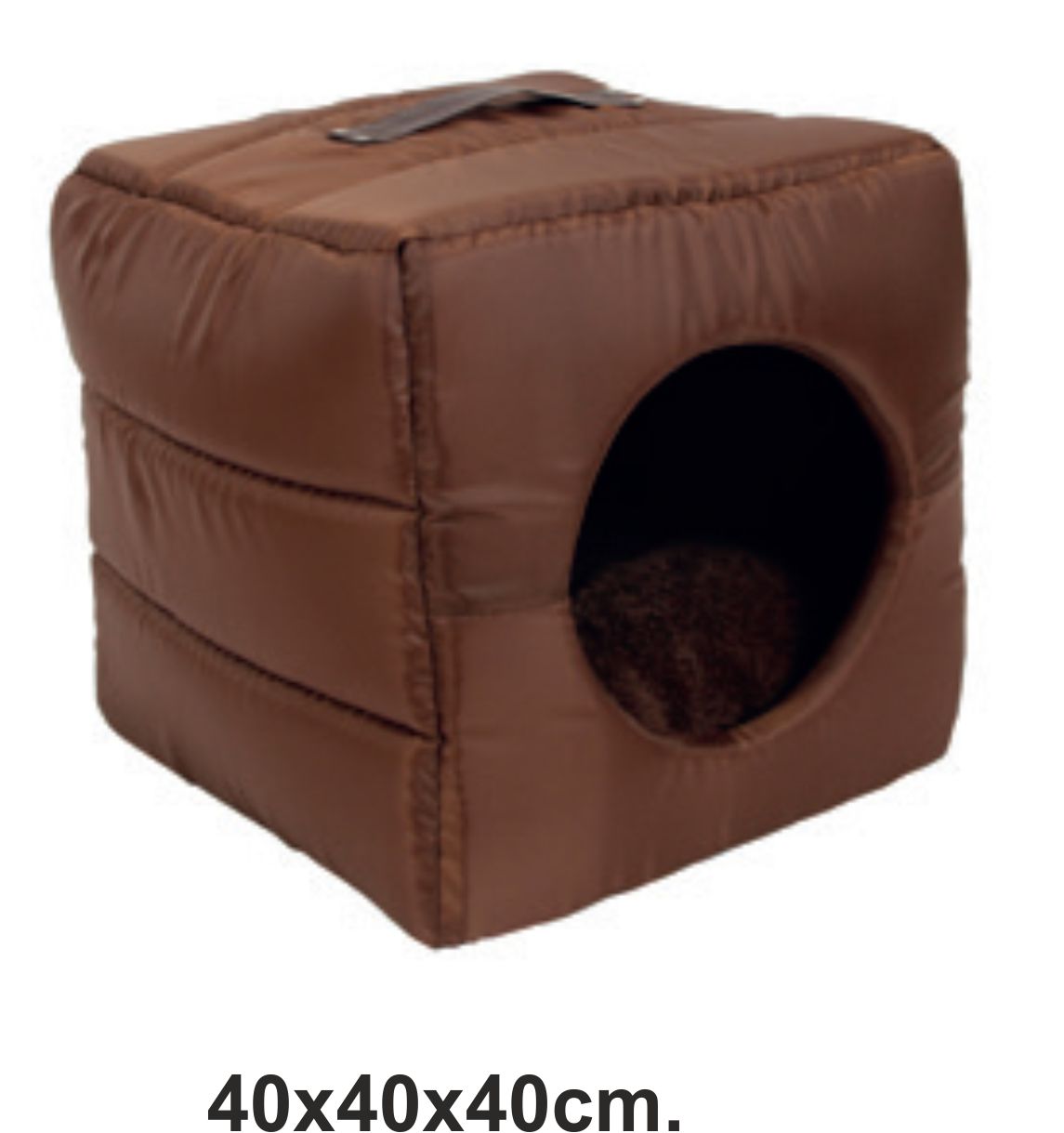 CAPILLA BROWN HUELLA 40x40x40cm.