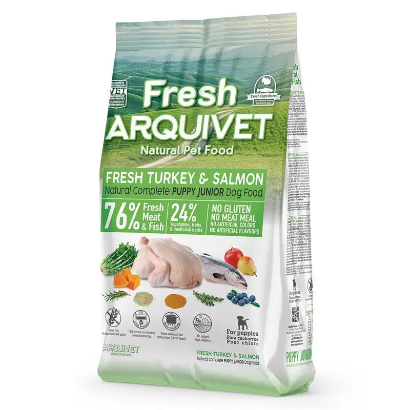 Arquivet Fresh PUPPY Junior Pavo & Salmon 2.5Kg