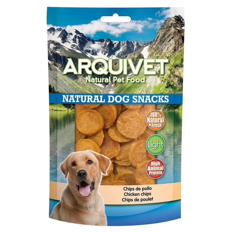 SNACK POLLO CON PATATA DULCE 100 gr. Arquivet